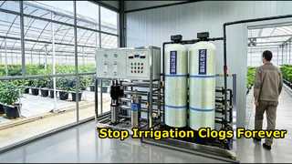 Rolniczy system filtrów wody RO | Oczyszczanie nawadniania szklarni